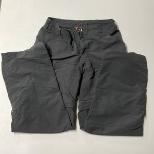 The North Face Convertible Pants (gray) (Size 6)